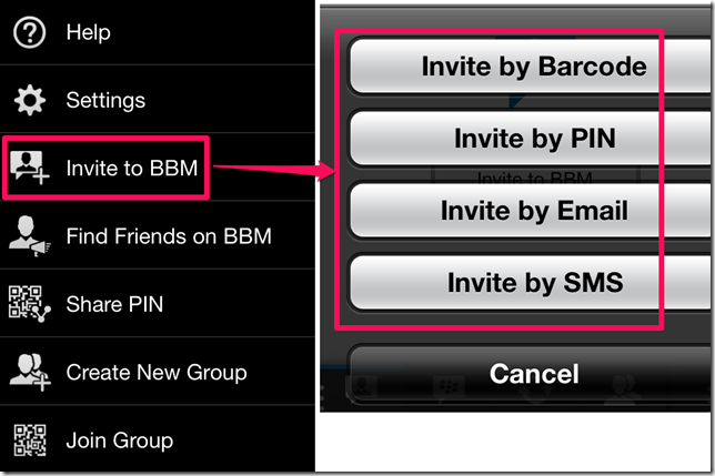 Inviting To BBM