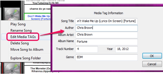 add media tags