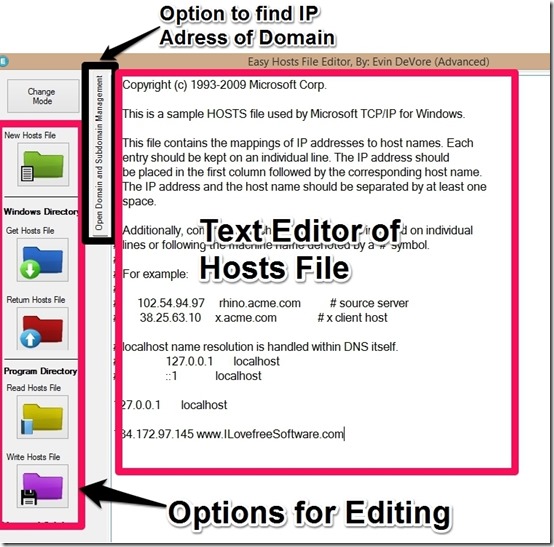 easy hosts file editor-advancecontrol