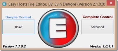 easy hosts file editor-home