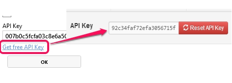 get API key