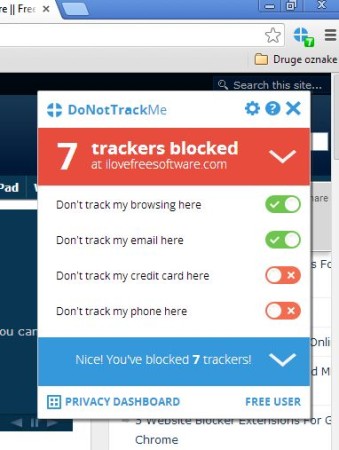 google chrome prevent tracking by websites extensions 1