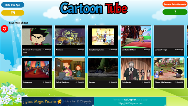 5 Free Windows 8 Apps To Watch Cartoons