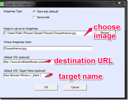 imagemapper creating new imagemap