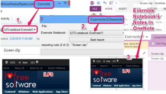 import Evernote Notebooks to OneNote