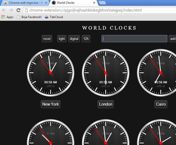 offline world clock extensions app google chrome