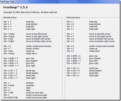 shortcut keys