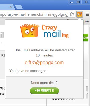 temporary email extensions google chrome 3