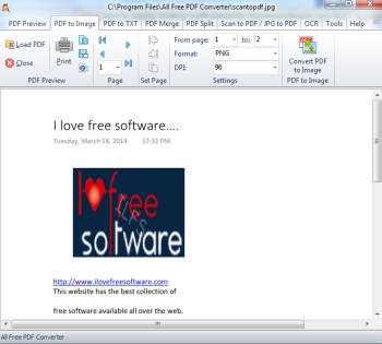 All Free PDF Converter- interface