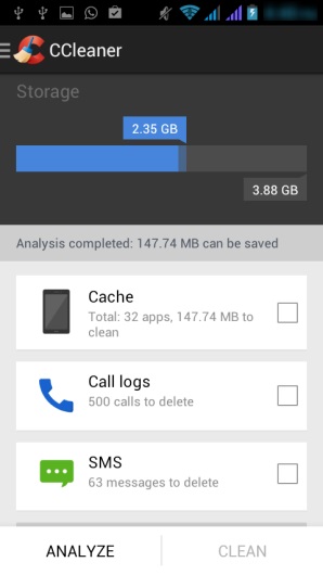 Android CCleaner App- close beta version
