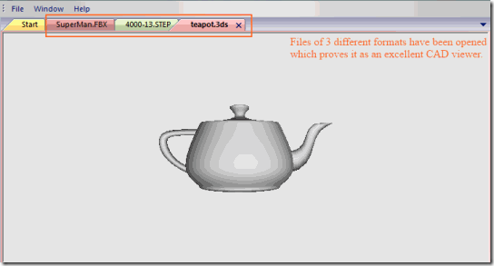 AnyCAD Viewer-Opened File