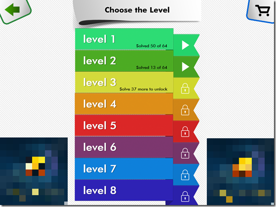 Choose the level