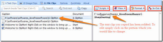 ClipMon-Textclips