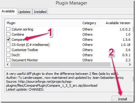 Compare - Install