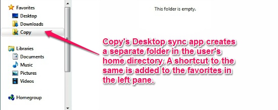 Copy sync folder
