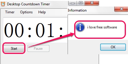 Desktop Countdown Timer