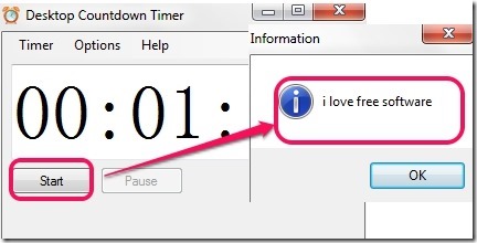 Desktop-Countdown-Timer