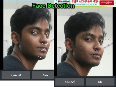 Face Warp- face detection