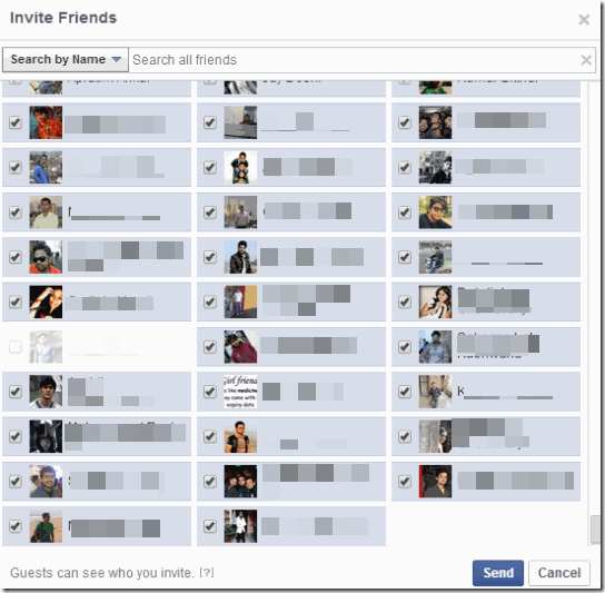 Facebook Invite All-FirstImage