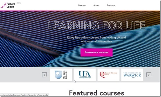 Future LEarn Homepage