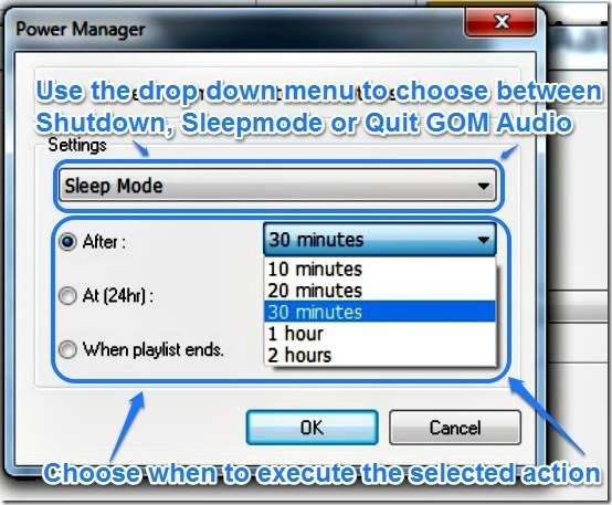 GOM Audio Power Manager