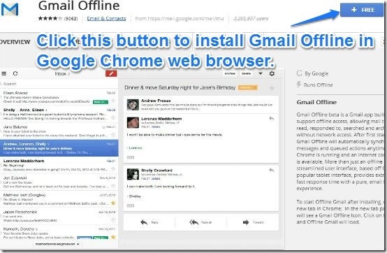 Gmail offline install