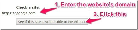 Heartbleed checker UI - ILFS