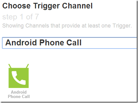 IFTTT Android Phone Call