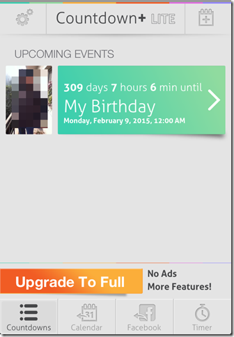  Countdown+ Event Reminder LITE