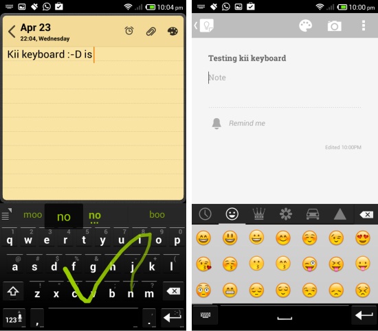 Kii keyboard For Android An Android Keyboard With Lots Of Features And Customization