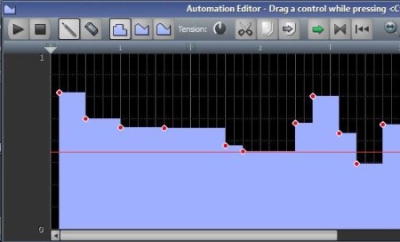 LMMS - Automation Editor