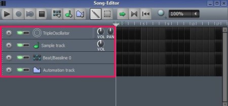 LMMS - Song Editor