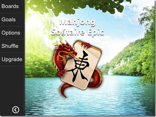 Mahjong Solitaire Epic-Different Options