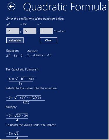 Math Solver- SOLUTION
