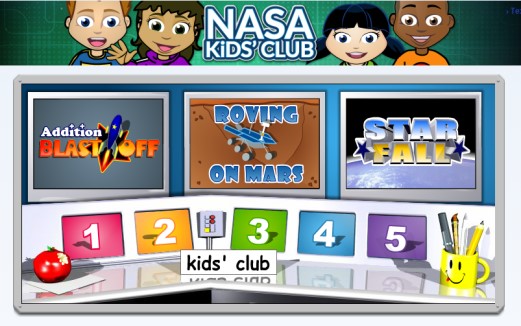 NASA Kids Club- play online educational games