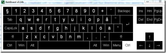 Nohboard Scandinavian Keyboard layout