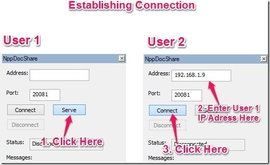 Npp Docshare - Establishing Connection