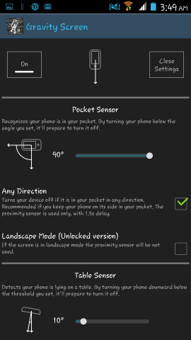 Pocket Sensor and Table Sensor