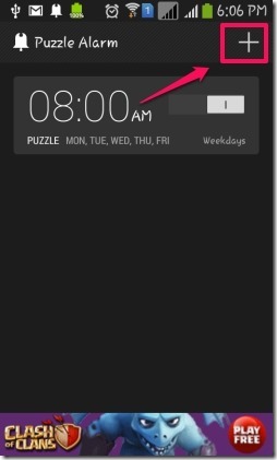 Puzzle Alarm Clock-set alarm
