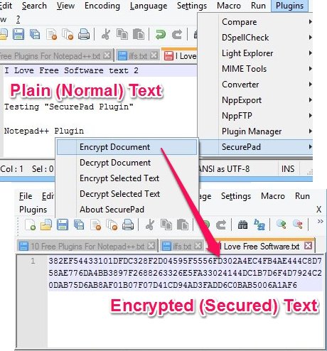 SecurePad - Encryption and Decryption Plugin