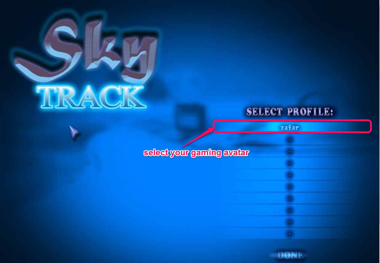 SkyTrack Select Gaming Avatar