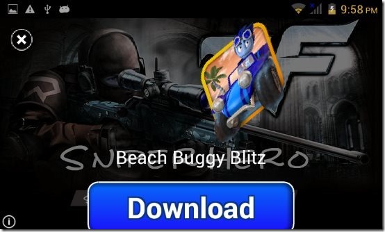 Sniper Hero Android Full Screen Ads