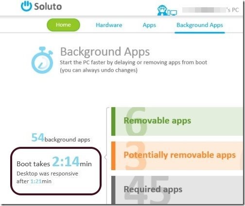 Soluto Boot Time Measure