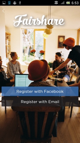 Starting with Fairshare for Android