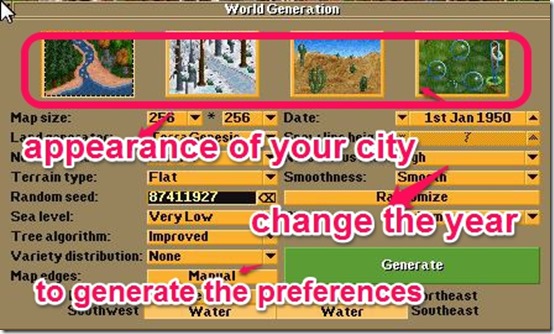 TTD World generation