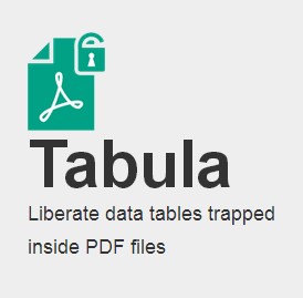 Tabula- extract PDF tables as CSV
