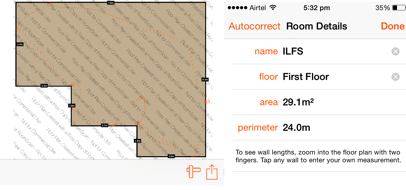 RoomScan: Free iPhone App To Create Floor Plan RoomScan