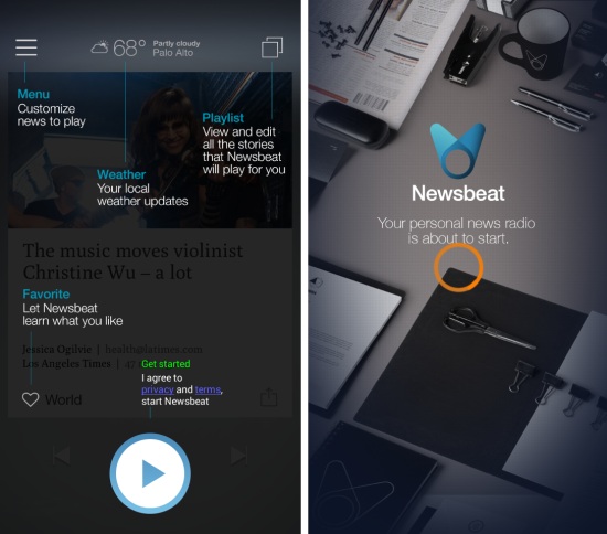 Using Newsbeat for Android and customizing news