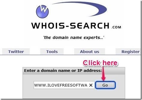 Whois-search