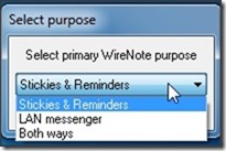 WireNote Select Purpose